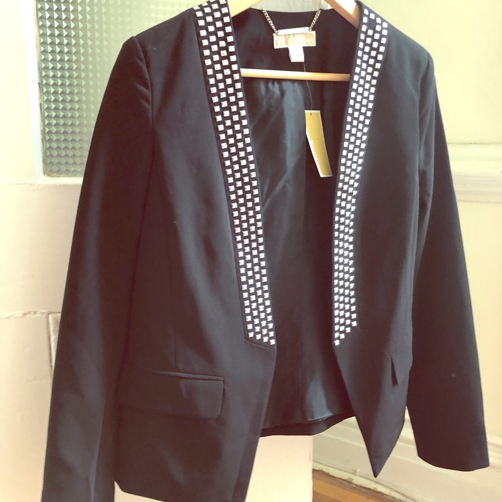 NWT Michael Kors Black Blazer with Detailing
